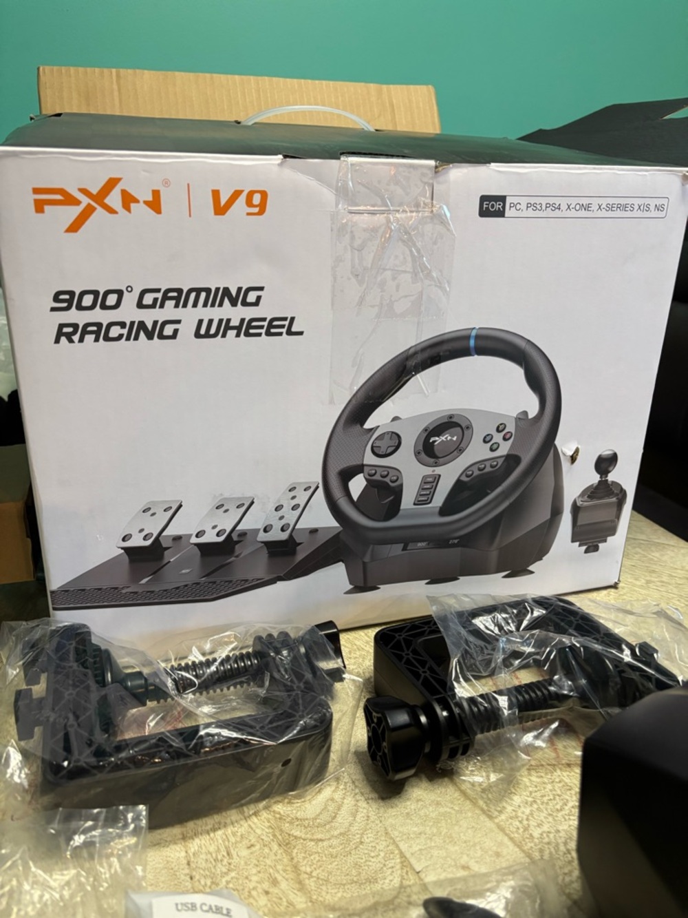 PXN V9 900° Gaming Racing Wheel